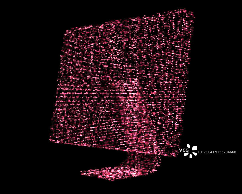 粉色闪光电脑屏幕图片素材