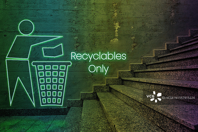 垃圾回收概念图片素材