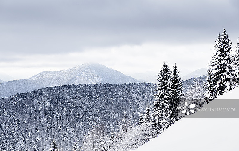 冬天的Gebirgslandschaft图片素材
