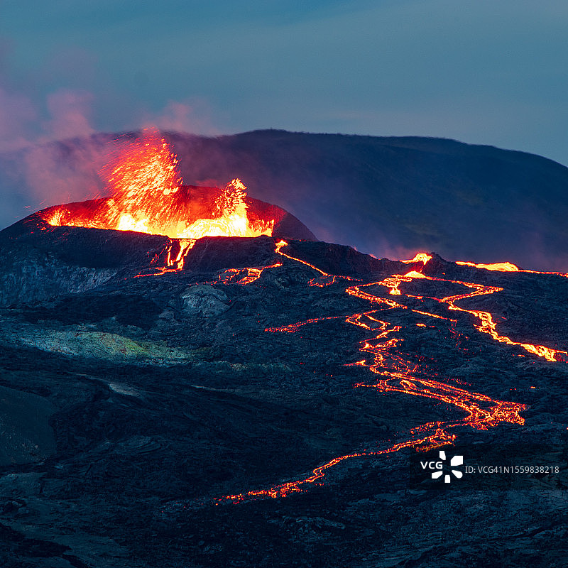 法格拉达尔斯火山图片素材