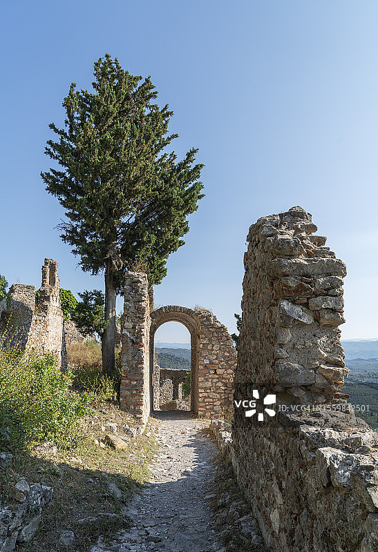 希腊的古代遗址图片素材