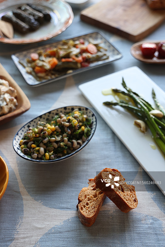 自制预制餐和开胃菜图片素材