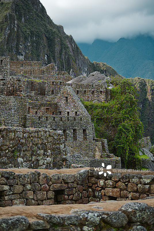 秘鲁库斯科的马丘比丘印加城市图片素材