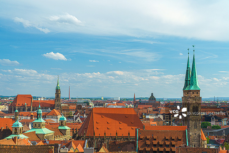 德国巴伐利亚纽伦堡老城区图片素材