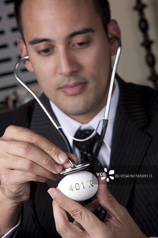 你的401K计划有多健康图片素材