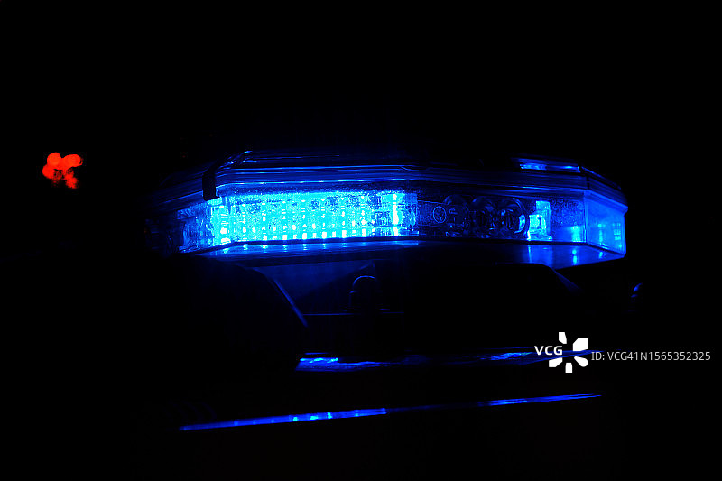 救护车上的闪光灯图片素材