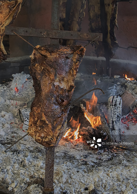 烤牛肋骨图片素材