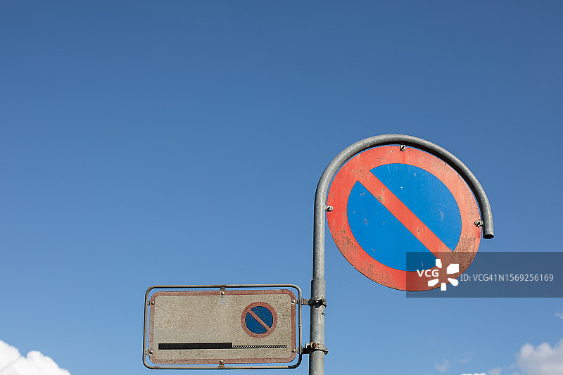 禁止停车标志图片素材