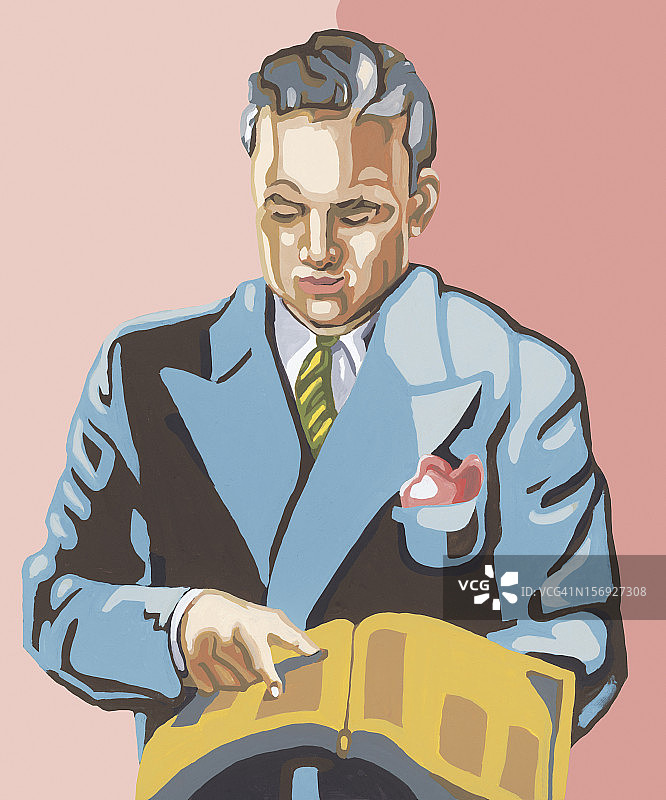 研究中的商人图片素材