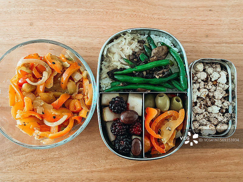 健康儿童午餐盒图片素材