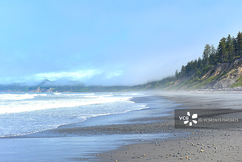 奥林匹克国家公园红宝石海滩，华盛顿州图片素材