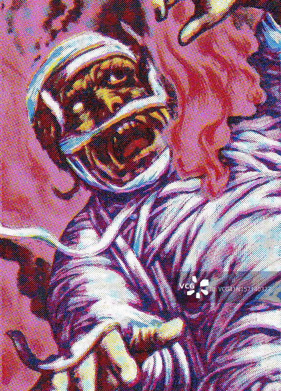 僵尸尖叫图片素材