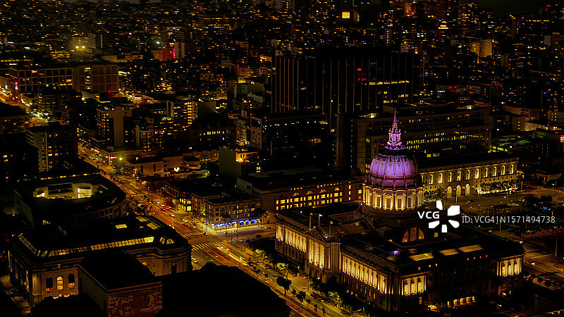 旧金山市政厅景色图片素材