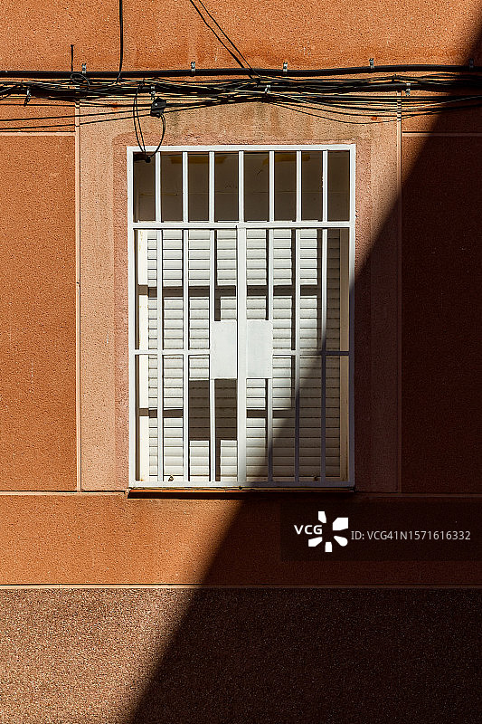 带安全格栅的窗户图片素材