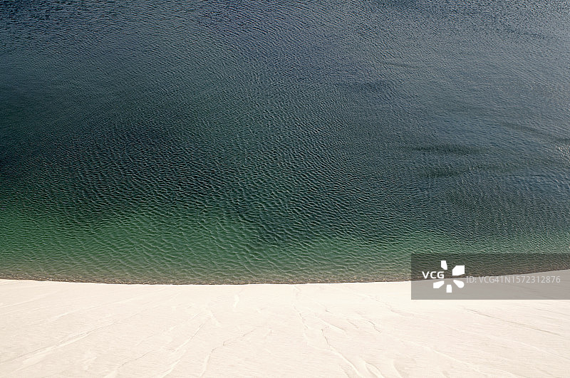 巴西马拉尼昂国家公园的泻湖风光图片素材