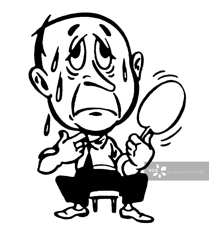 男人出汗图片素材