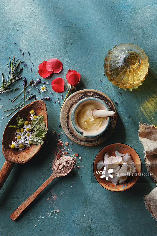 制作天然化妆品图片素材