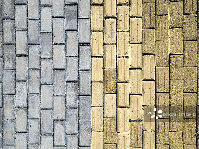 空旷的石板路鸟瞰图片素材