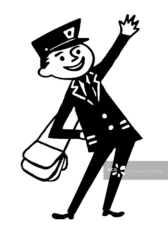 邮递员图片素材