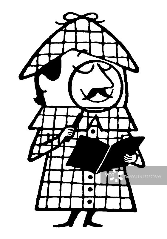 神秘侦探图片素材