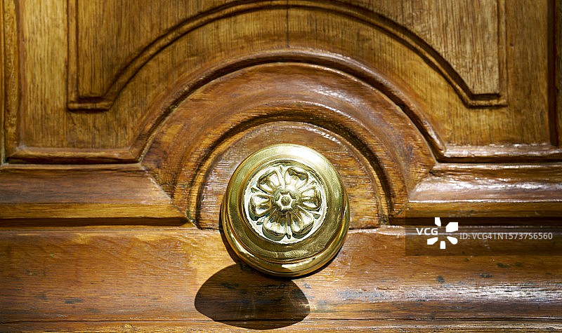 金色木门把手图片素材