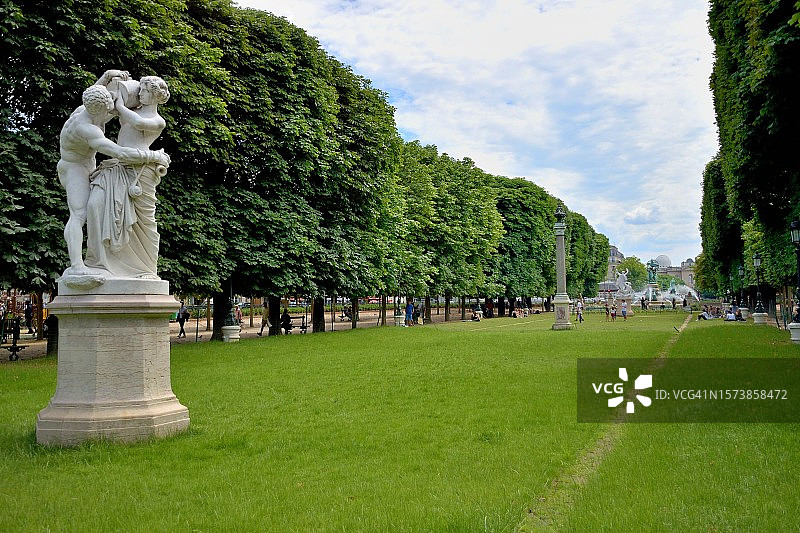 巴黎大探险家花园图片素材