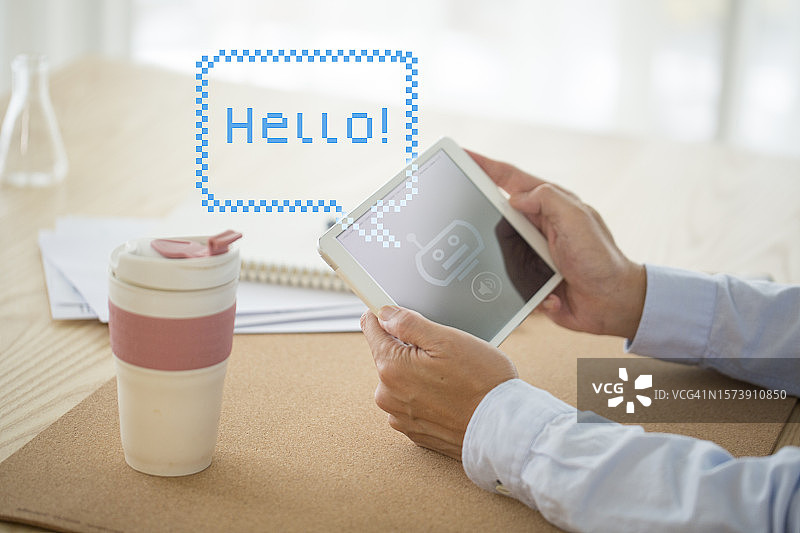 AI聊天机器人生活方式图片图片素材