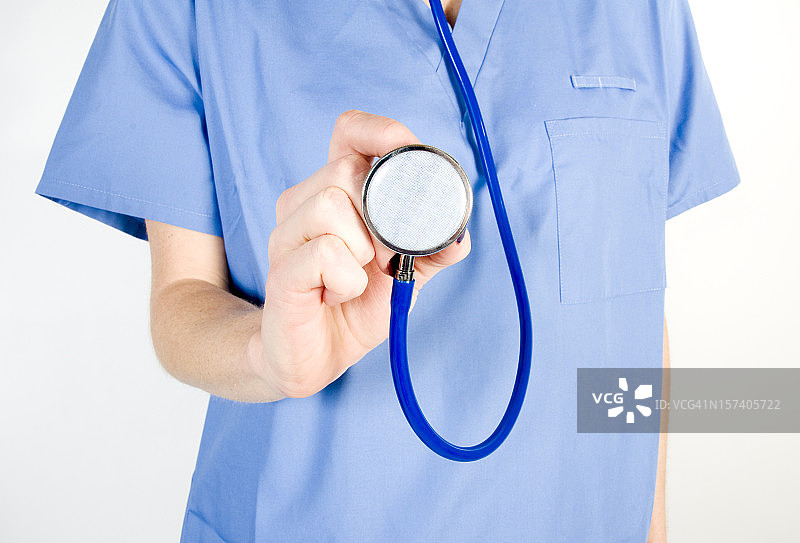 准备就绪的听诊器图片素材