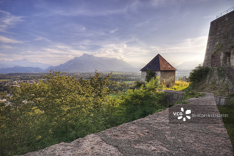 中世纪日落图片素材