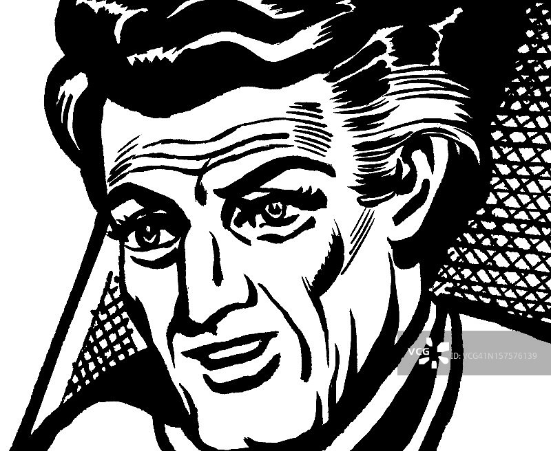 年长女性面部特写图片素材