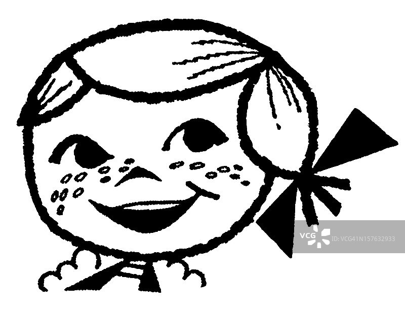 微笑的年轻女孩图片素材