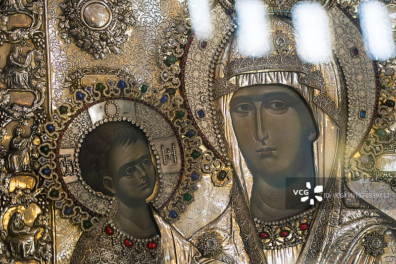 圣萨瓦教堂文物细节图片素材