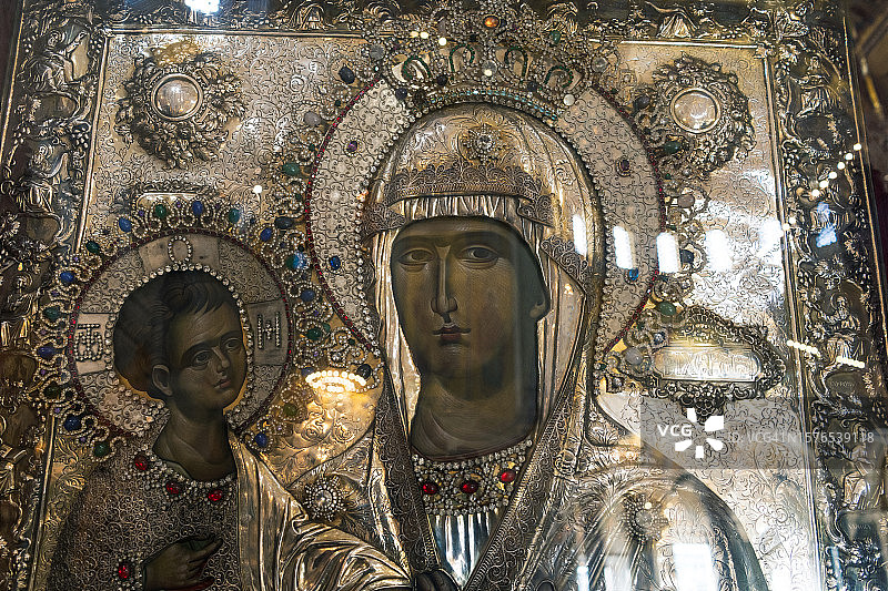 圣萨瓦教堂文物细节图片素材