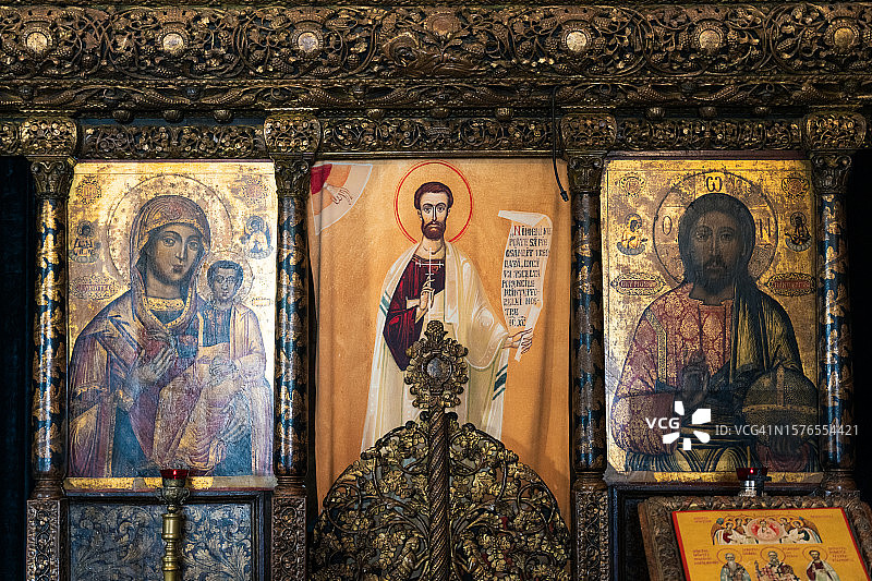 斯塔夫罗波莱奥斯教堂圣像图片素材
