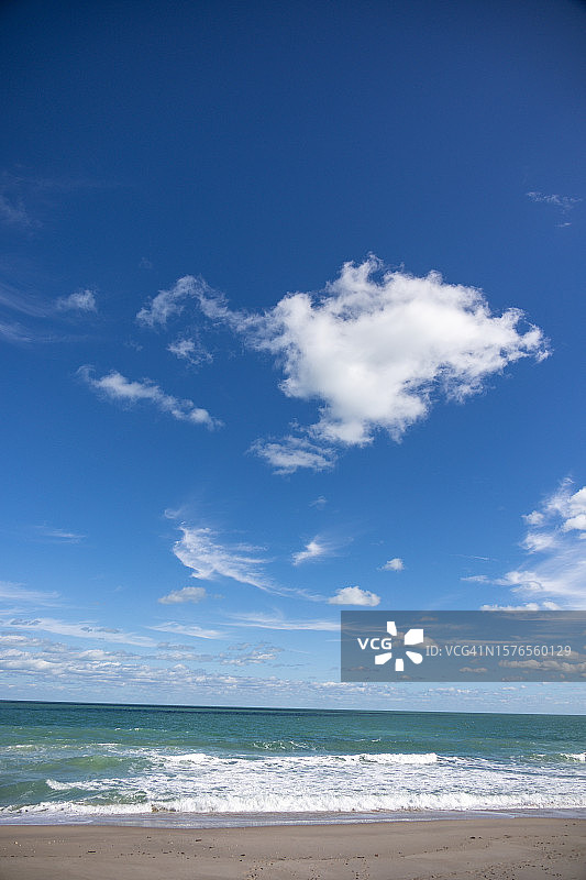 佛罗里达州海滩的风景图片素材
