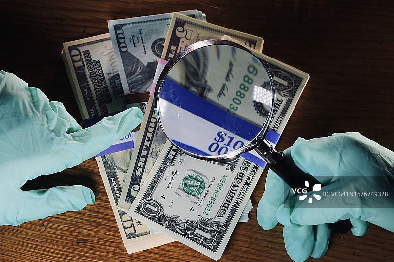 调查犯罪银行概念图片素材