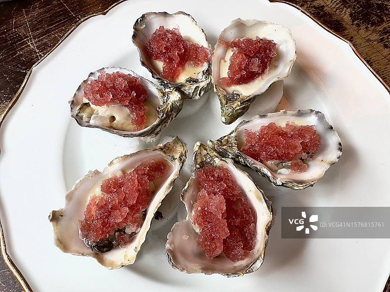 半壳生蚝图片素材