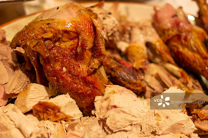 雕刻的感恩节火鸡图片素材