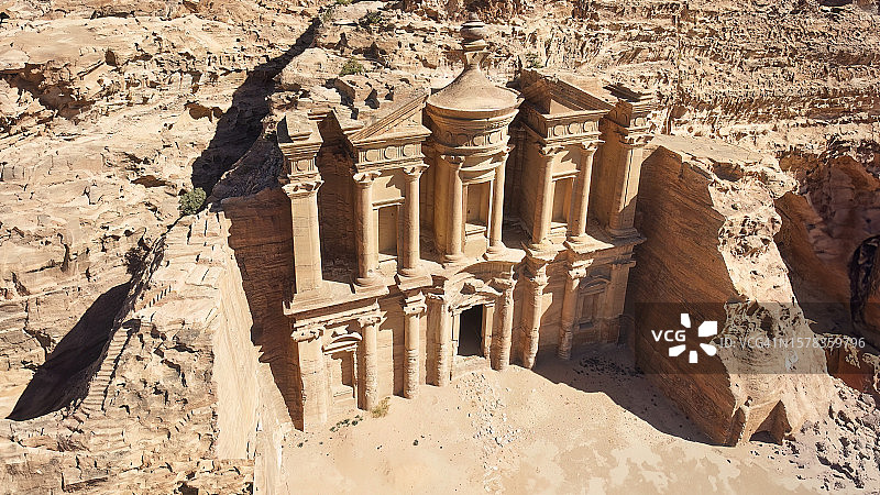 约旦佩特拉修道院图片素材