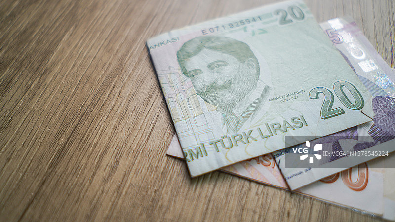 土耳其里拉图片素材
