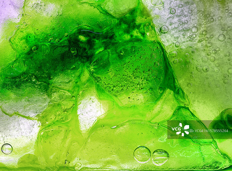 泛绿冰面纹理图片素材