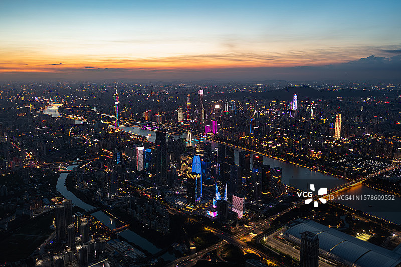 广州浪漫夜景图片素材