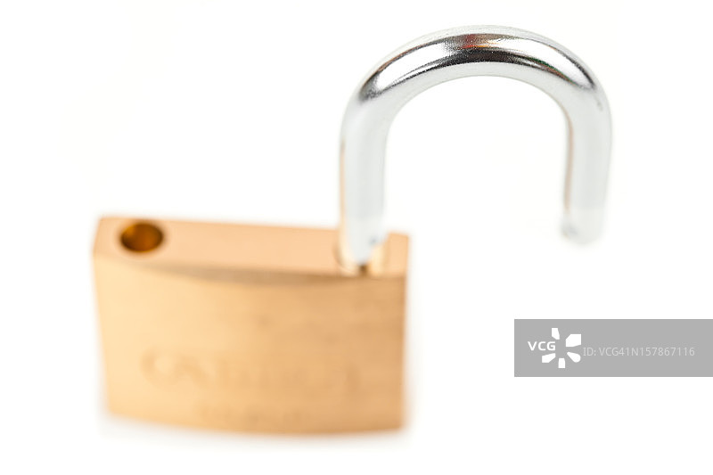 已解锁的挂锁图片素材