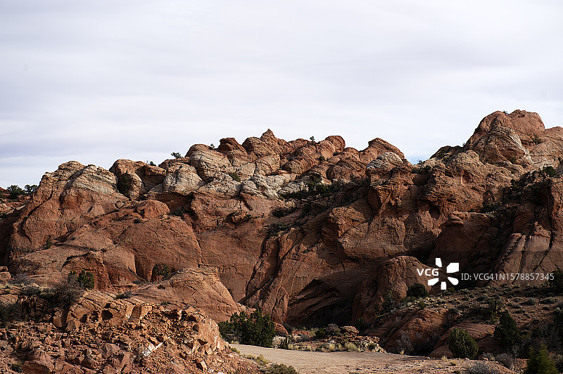 凯帕罗维茨高原大阶梯的沉积岩图片素材
