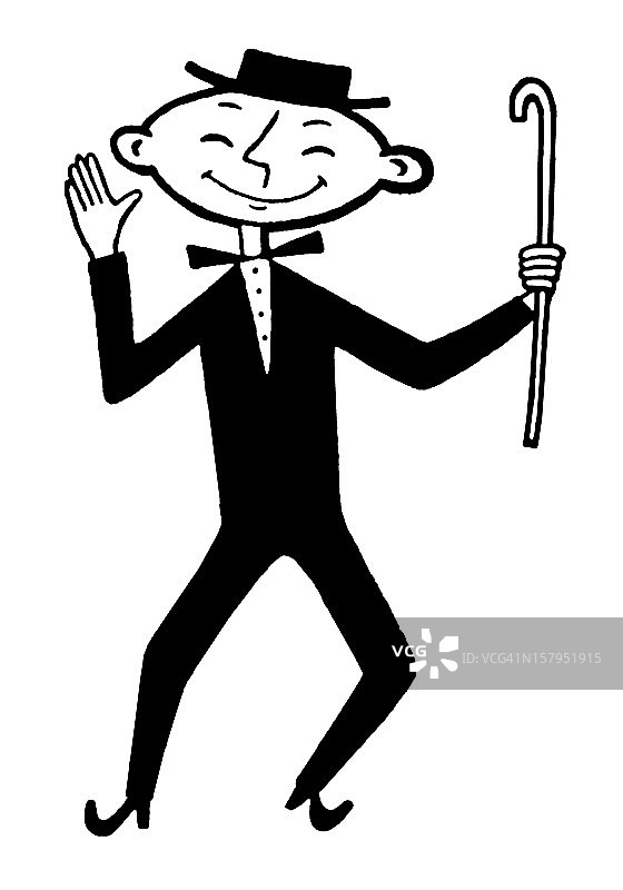 快乐的男人跳舞图片素材