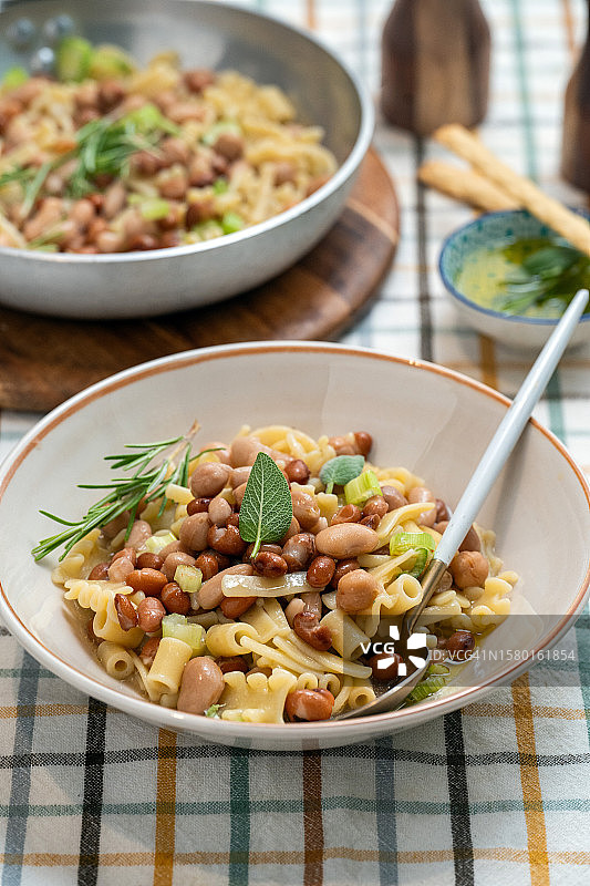 豆类意面图片素材