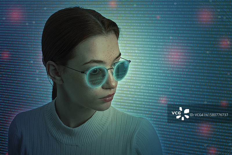 元宇宙与人工智能概念图片素材