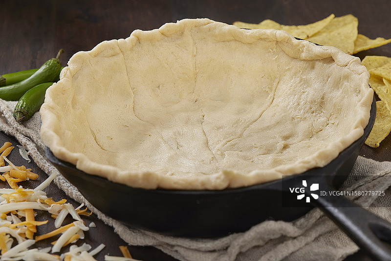 准备芝士牛肉馅饼图片素材