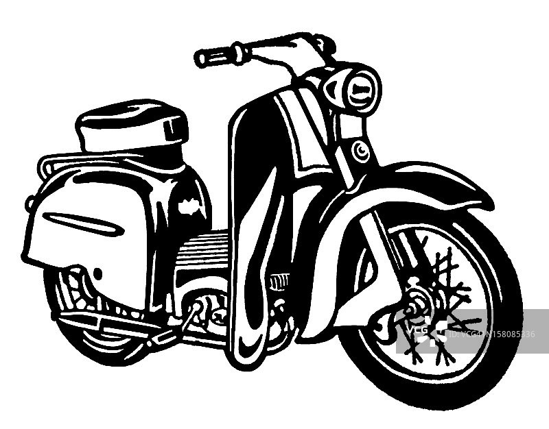 踏板车图片素材