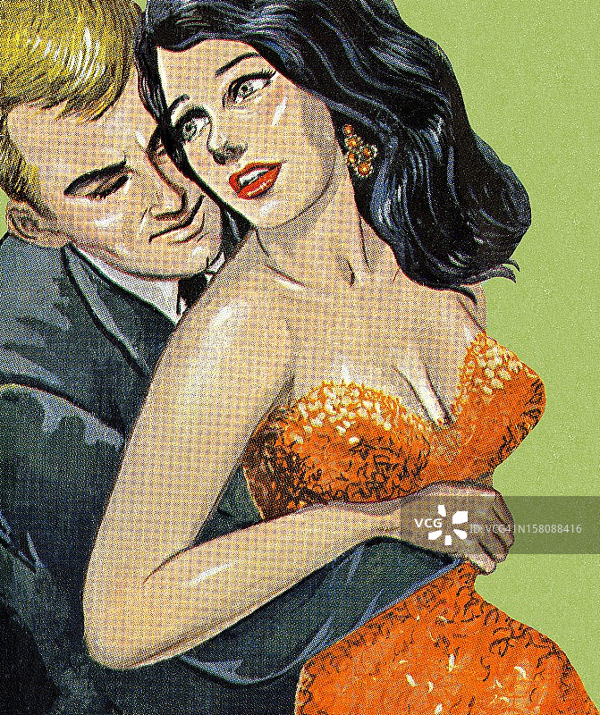 男人从背后拥抱女人图片素材